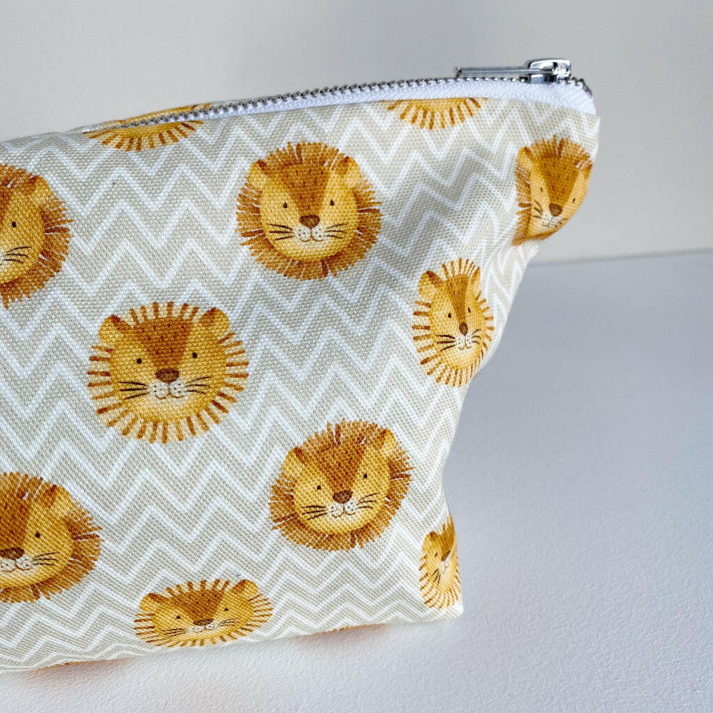 Nappy Wallet - Leo Lion Print