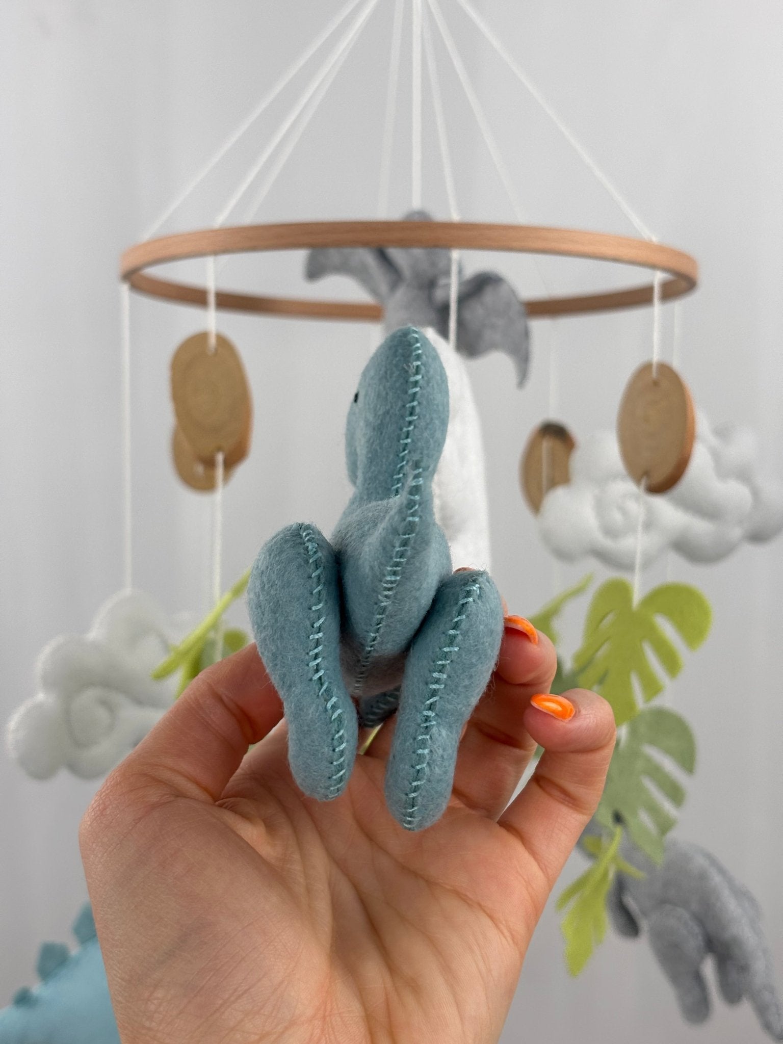 Little Dino Land Cot Mobile