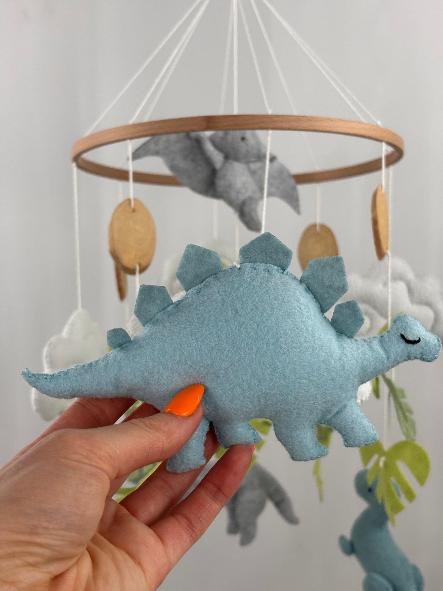 Little Dino Land Cot Mobile
