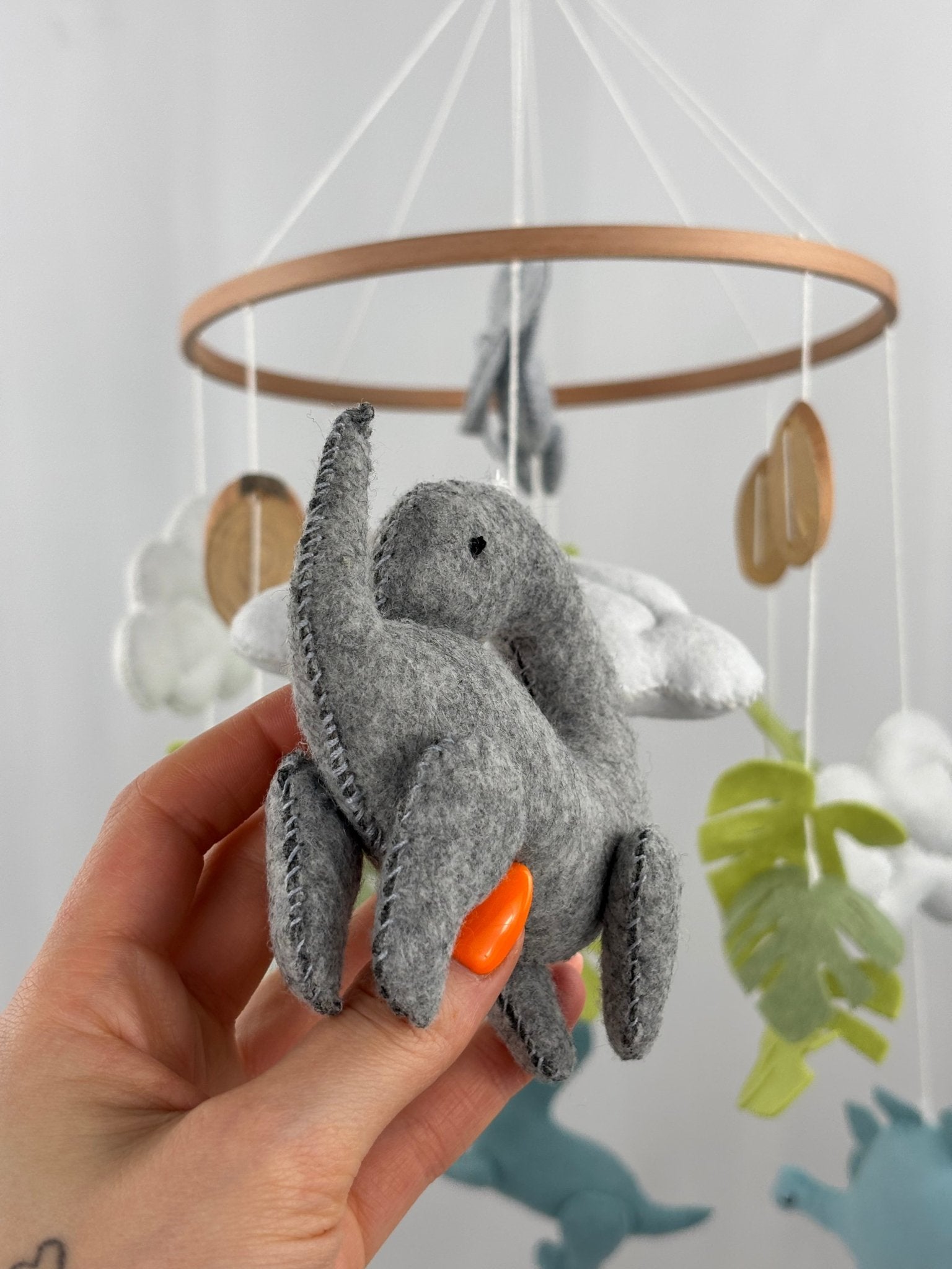 Little Dino Land Cot Mobile