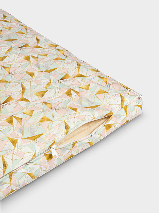 European Organic Zabuton Meditation Cushion Abstract Collection