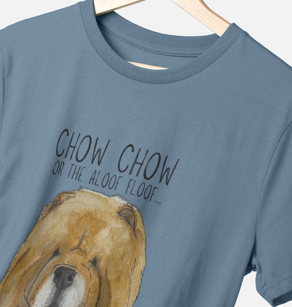 Red Chow Chow Graphic Cotton T-Shirt