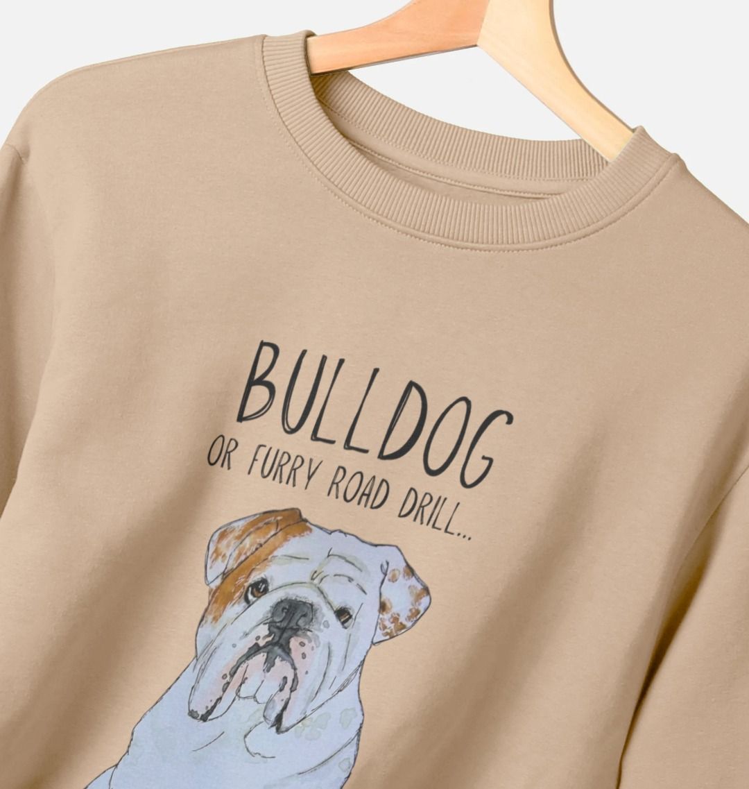 Furry Road Drill Men's Crewneck Sweatshirt