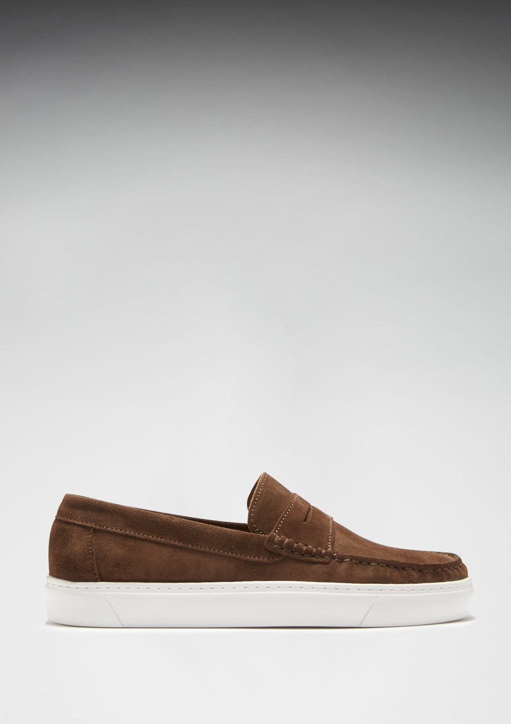 Brown Suede Slip On Sneaker Loafers