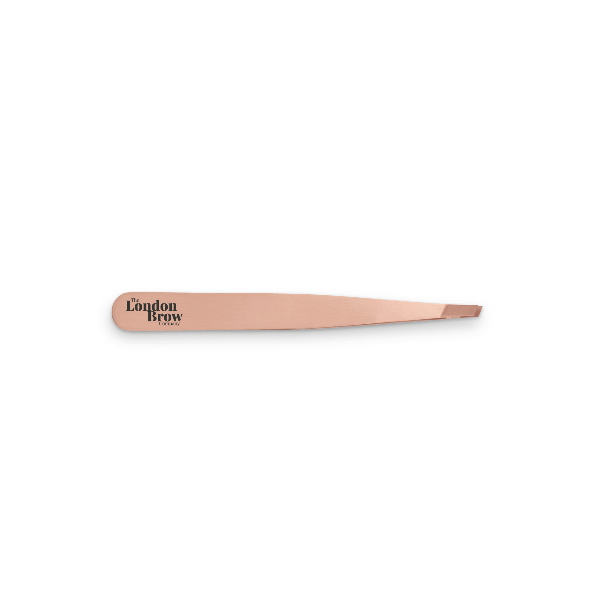 Precision Slanted Rose Gold Tweezers