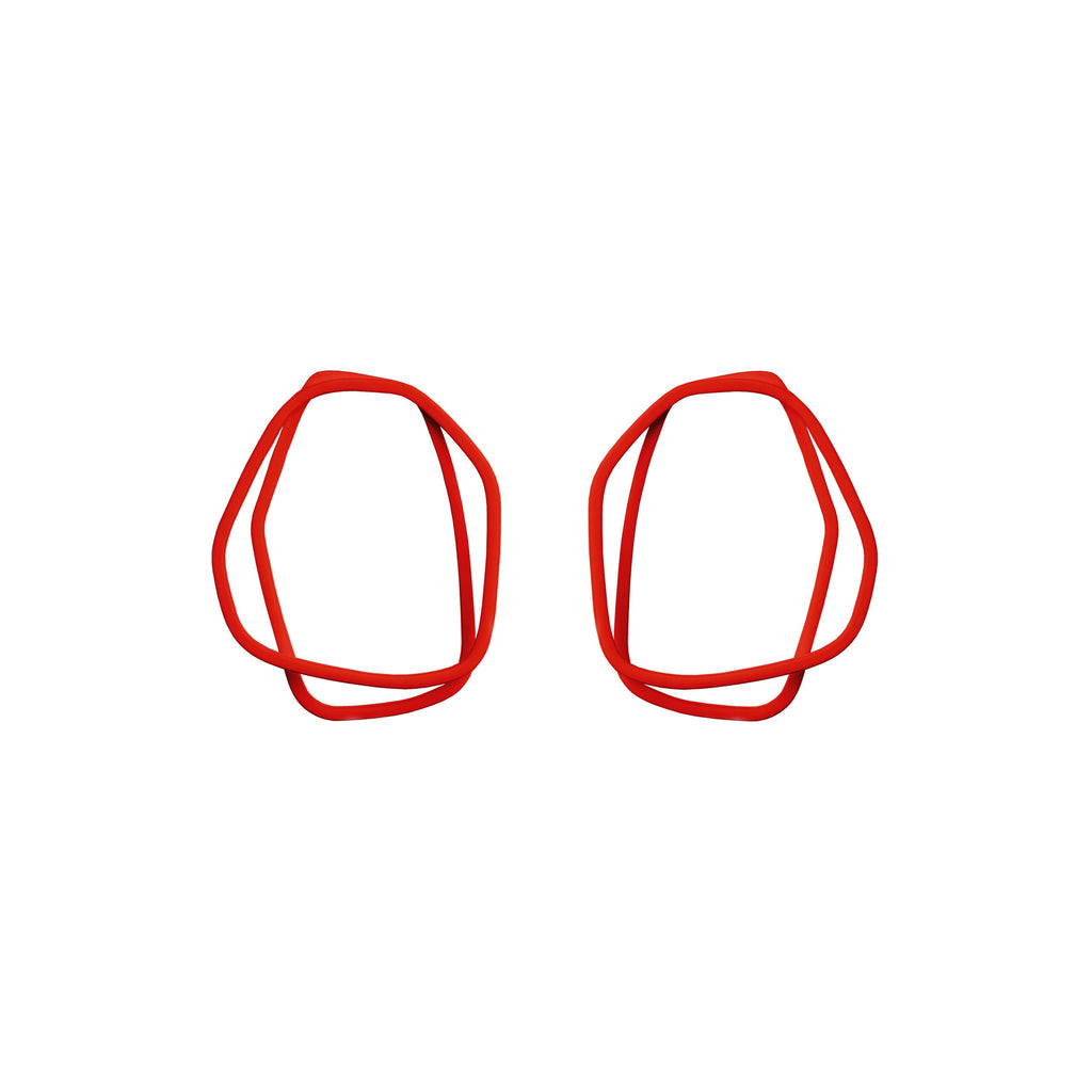 LOOPS Organic-Shaped Colorful Earrings - Light & Handcrafted by Lisa Kroeber by Lisa Kroeber Jewellery at www.brixbailey.com