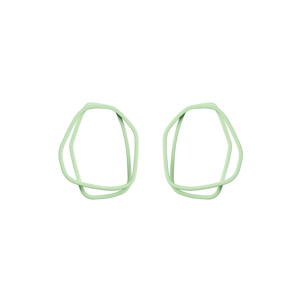 LOOPS Organic Shaped Earrings - Lightweight, Colorful & Handcrafted by Lisa Kroeber Jewellery by Lisa Kroeber Jewellery at www.brixbailey.com