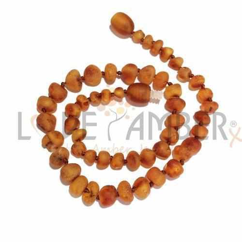 Adult Cocoa Raw Cognac Baltic Amber Anklet