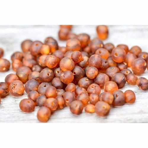 Adult Cocoa Raw Cognac Baltic Amber Anklet