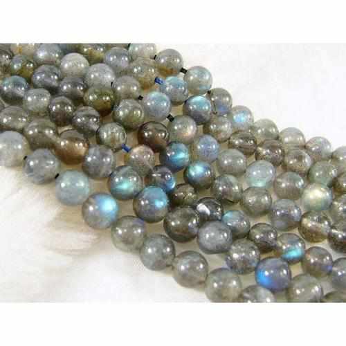 Adult Gaia Amber Amethyst Rose Quartz Labradorite Stretch Bracelet