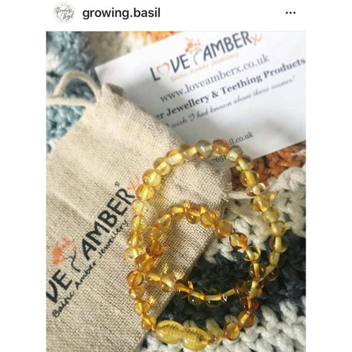 Adult Lemon Baltic Amber Stretch Bracelet