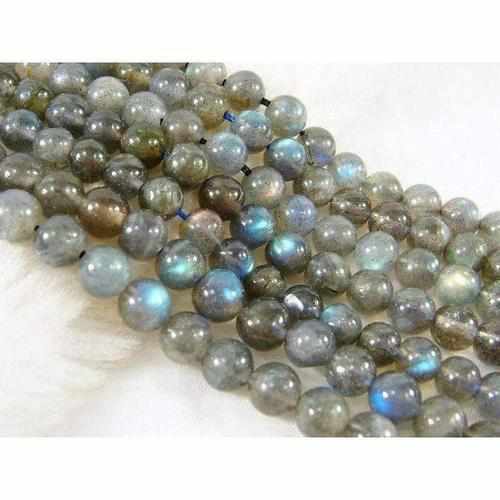 Adult Rock God Baltic Amber Labradorite Lava Stretch Bracelet