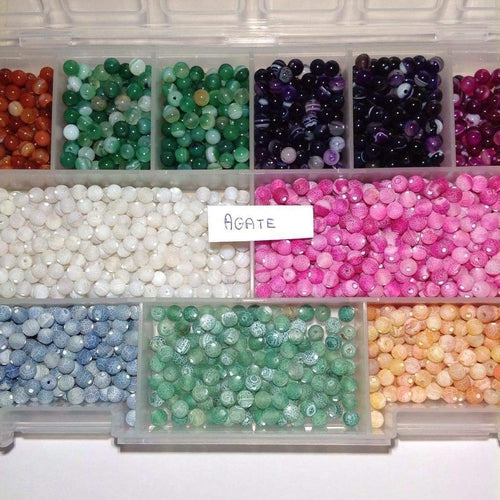 Custom Child Anklet Bracelet with Baltic Amber and Gemstones