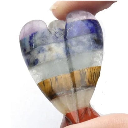 Chakra Pocket Guardian Angel Gemstone Carving