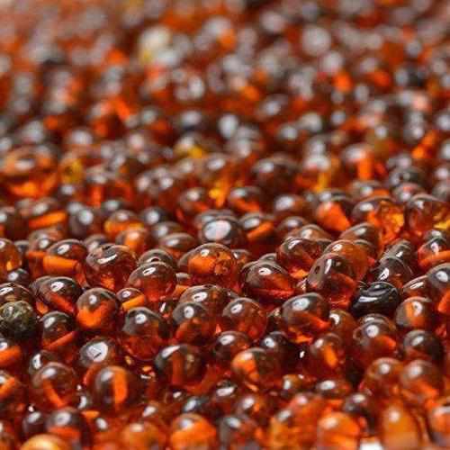 Brandy Snap Cognac Baltic Amber Anklet Bracelet for Children