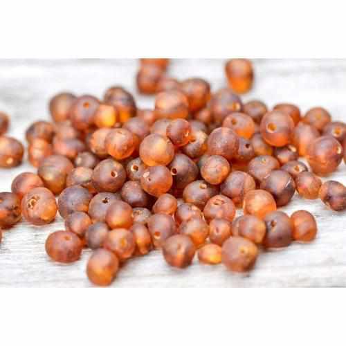Child Cocoa Raw Cognac Baltic Amber Anklet Bracelet