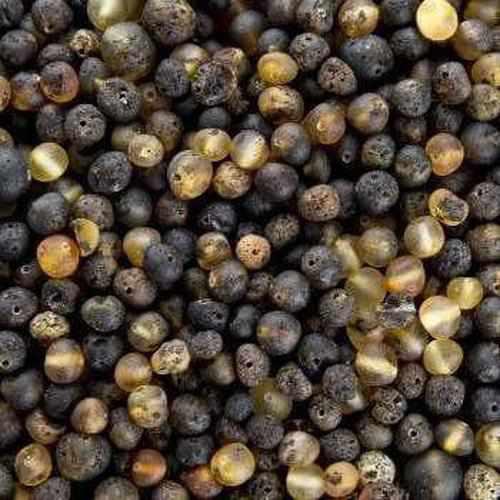 Child Enchanted Raw Green Baltic Amber Necklace