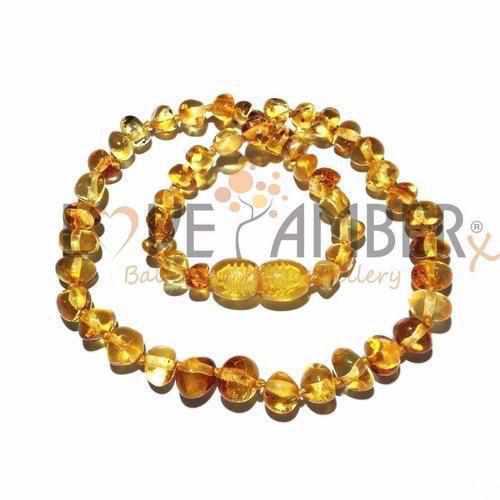 Child Honeypot Polished Honey Baltic Amber Necklace