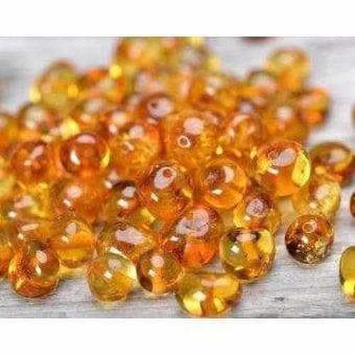 Child Honeysuckle Pink Agate Polished Honey Baltic Amber Anklet Bracelet