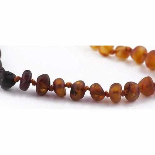 Child Ombre Raw Rainbow Baltic Amber Necklace