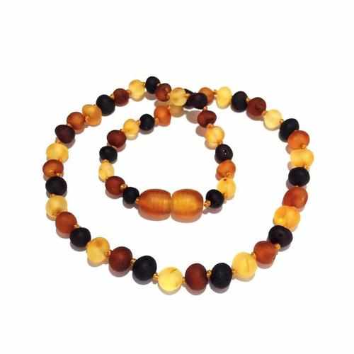 Child Raw Mixed Baltic Amber Necklace