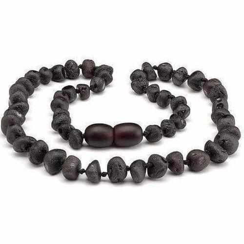 Child's Raw Cherry Baltic Amber Bead Necklace