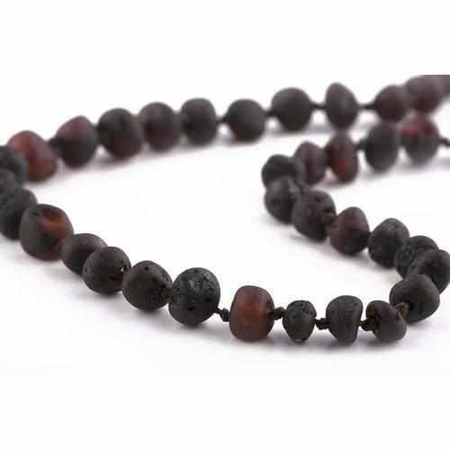 Child's Raw Cherry Baltic Amber Bead Necklace