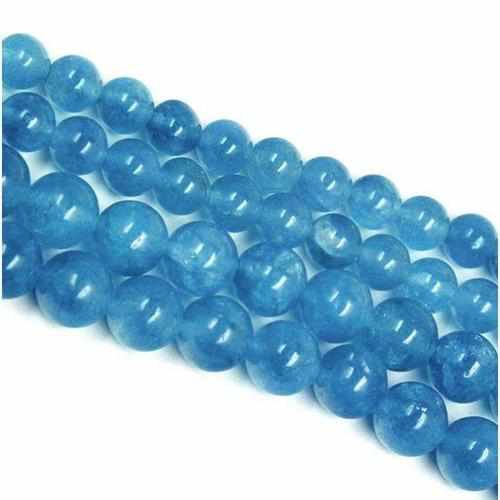 Child's Baltic Amber Blue Cats Eyes Aquamarine Beads Necklace