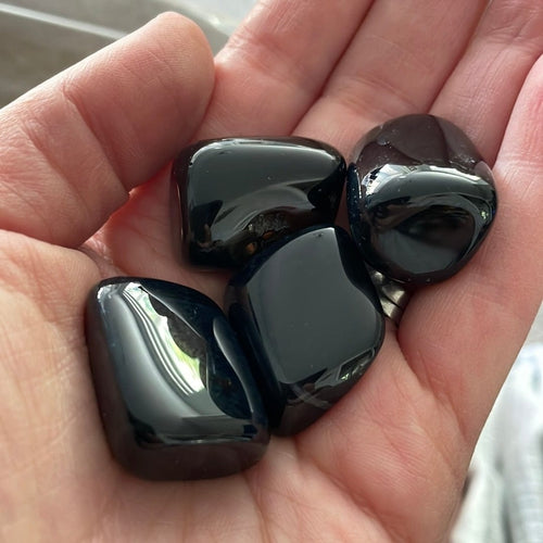 Black Onyx Gemini Birthstone Medium Natural Stone