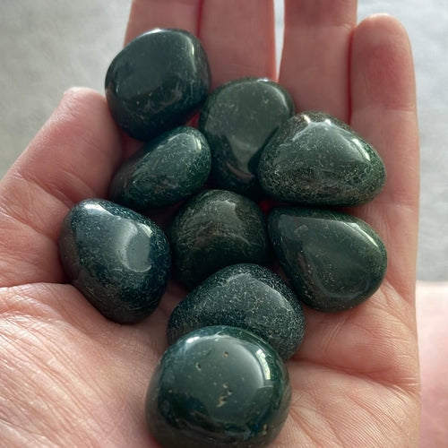 Genuine Bloodstone Tumblestone