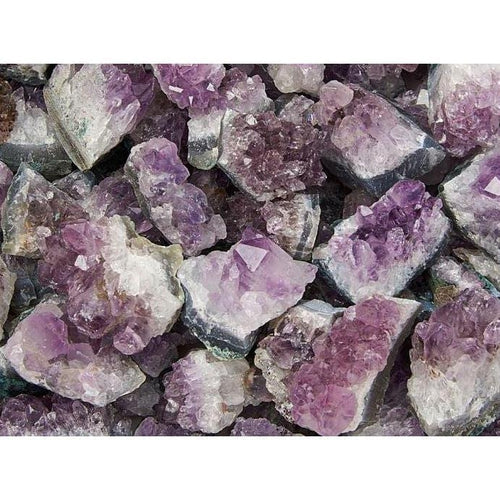 Pisces Birthstone Amethyst Mini Cluster Druzy Crystal