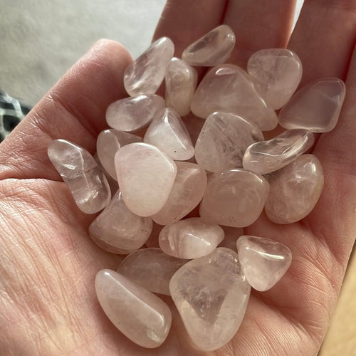 Rose Quartz Tumblestone for Taurus, 10 to 20mm