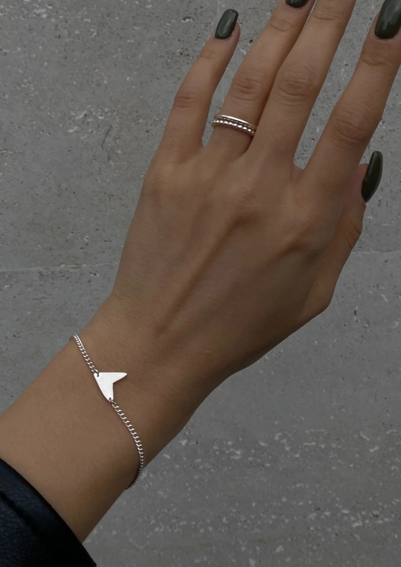 Heartbreaker Bracelet in Sterling Silver – Delicate, Stylish, & Eco-Conscious by NO MORE at www.brixbailey.com