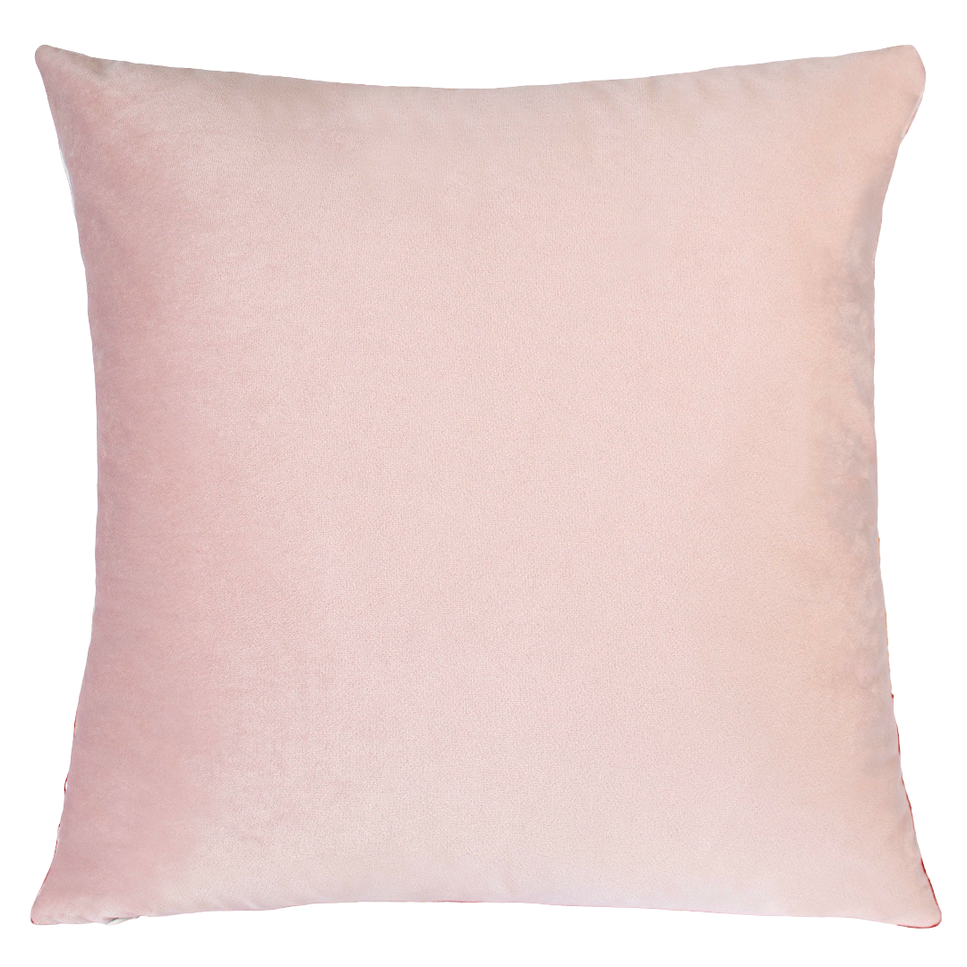 LOVE Needlepoint Cushion with Rainbow Design