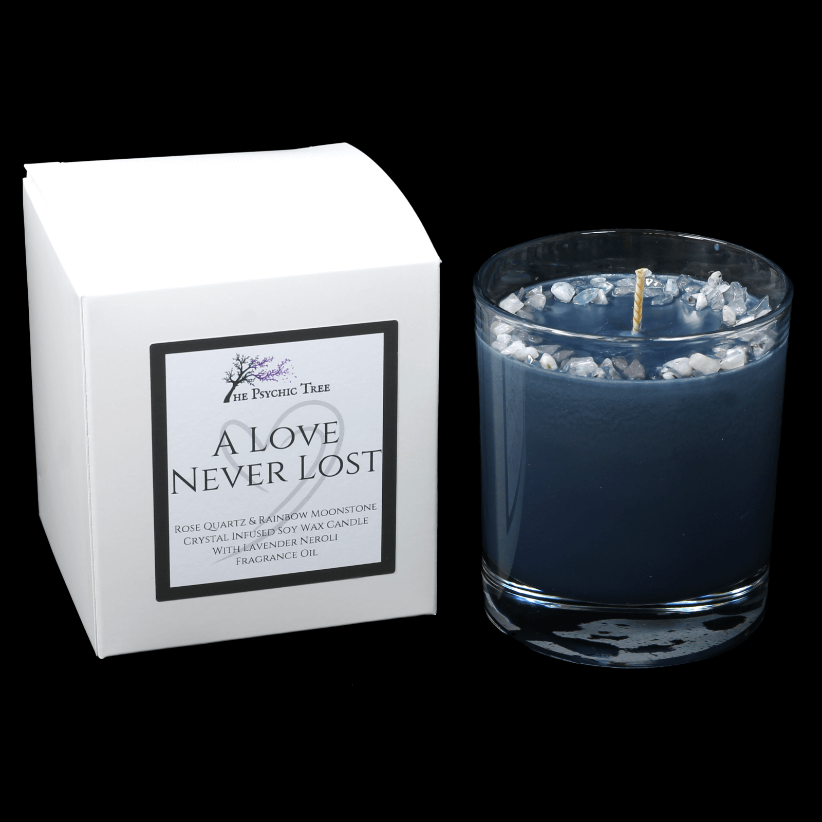 A Love Never Lost Crystal Infused Scented Candle