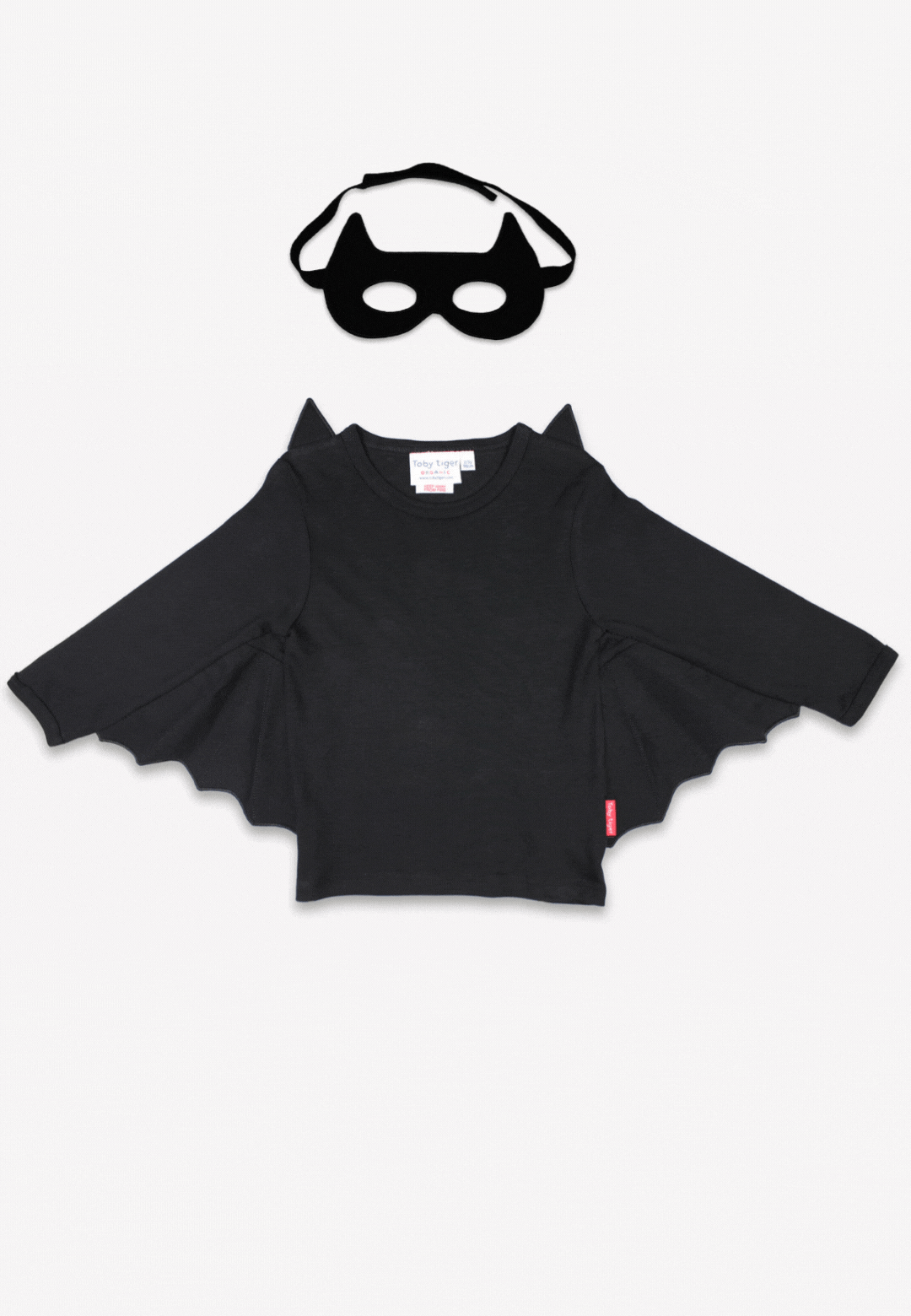 Organic Batwing T-Shirt and Mask Costume Set