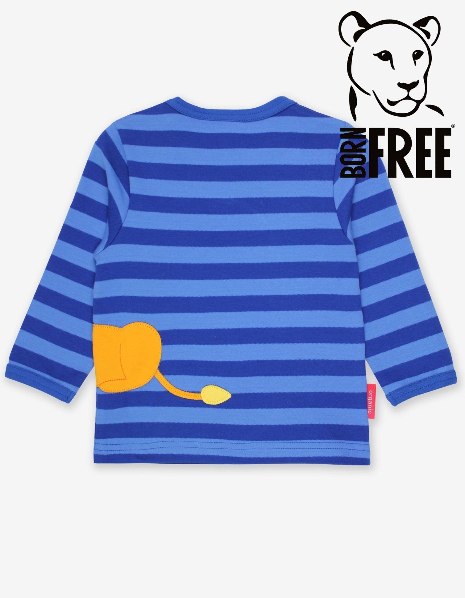 Organic Lion Applique Long Sleeved T Shirt