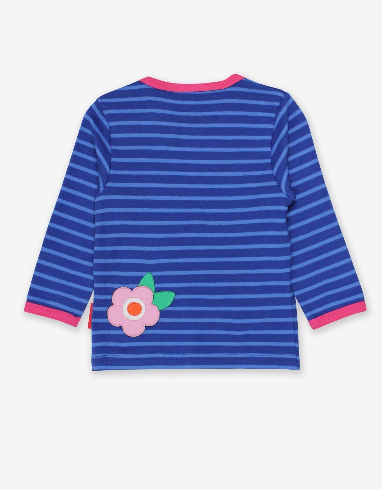 Organic Red Bird Applique Long Sleeved T Shirt