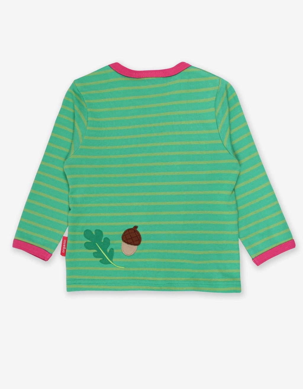 Organic Squirrel Applique Long Sleeved T Shirt