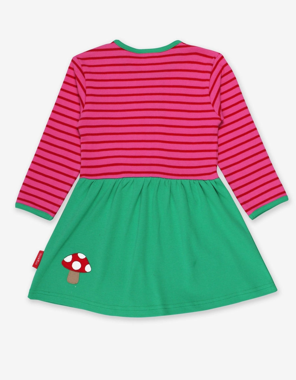 Organic Fawn Applique Twirl Dress