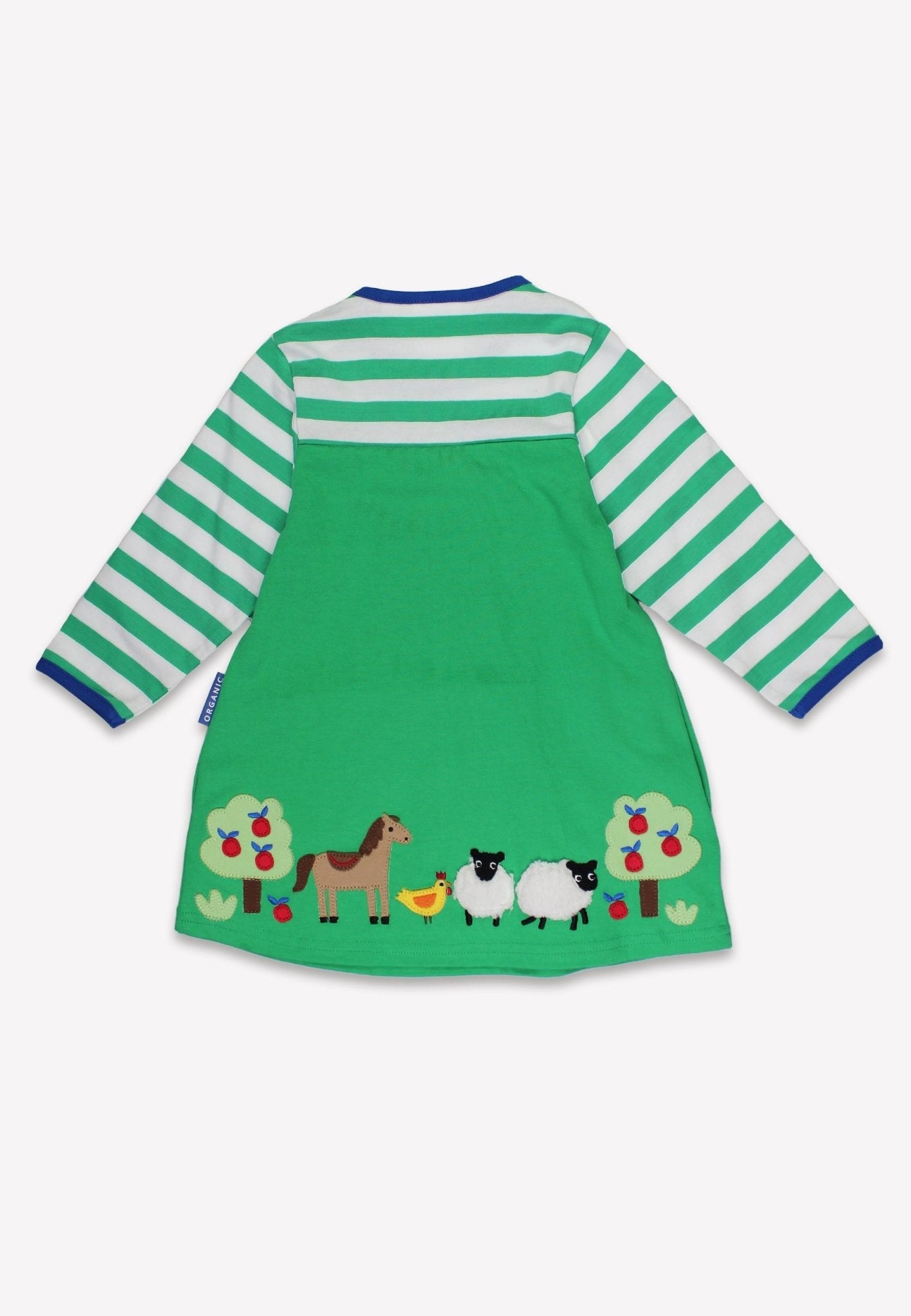 Organic Hillside Applique T-shirt Dress for Little Ones
