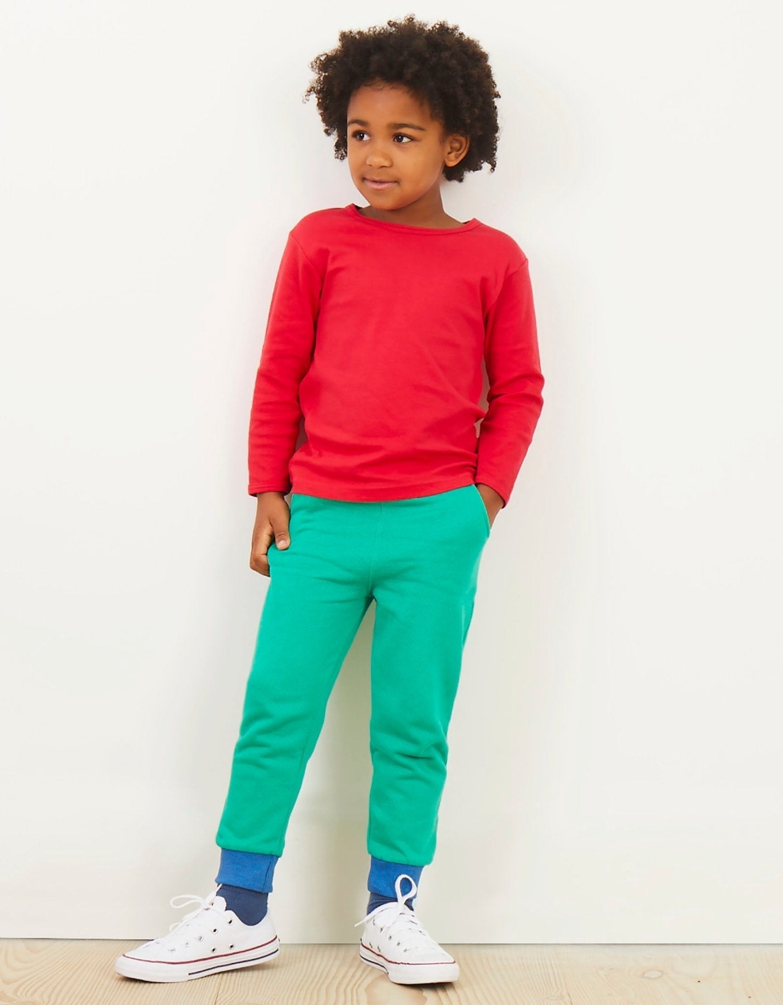 Organic Red Long Sleeve T-Shirt