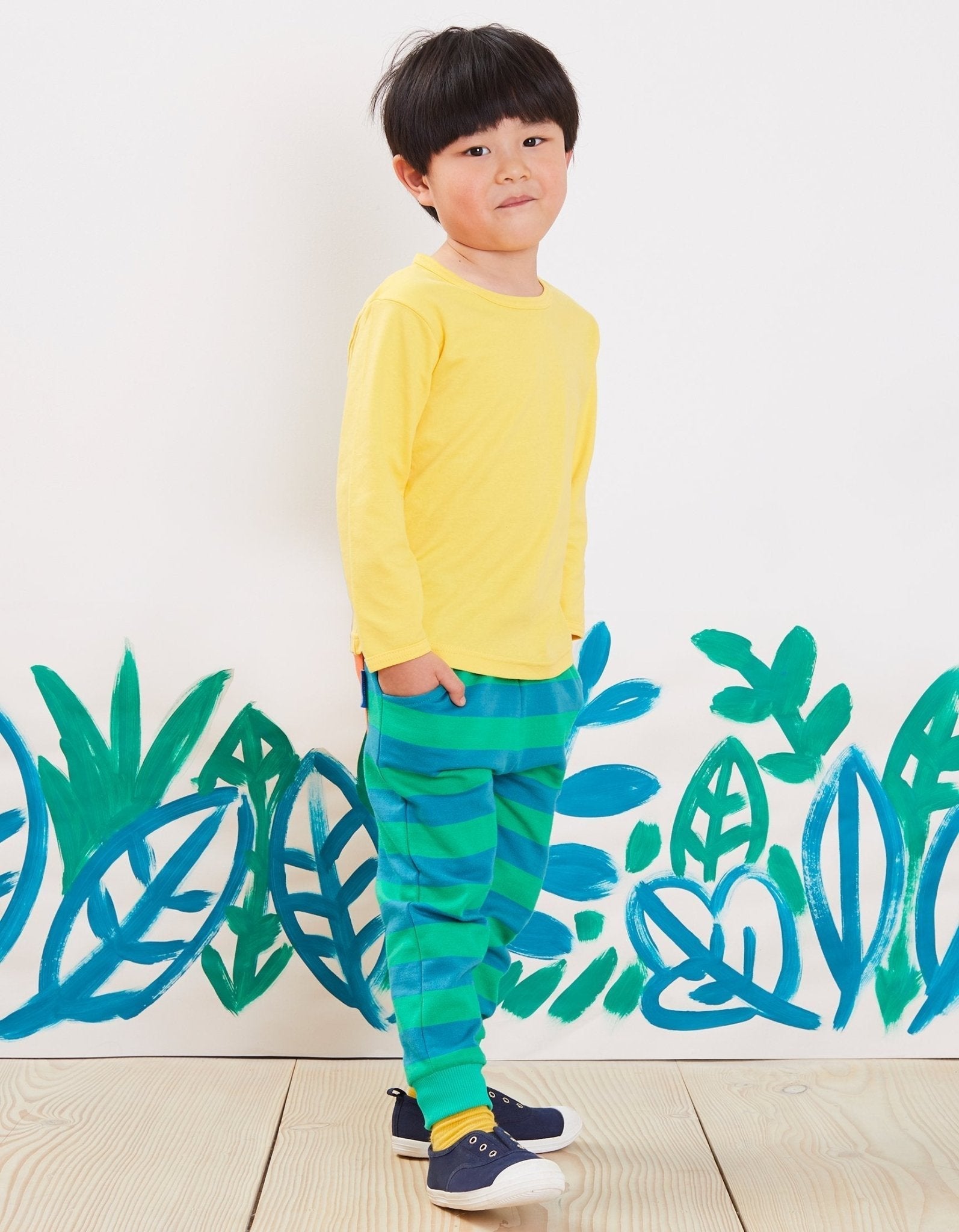 Organic Yellow Long Sleeved T-Shirt