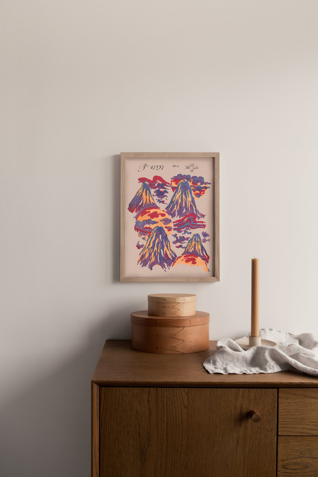 Mount Lucio Vintage Archive Poster Print