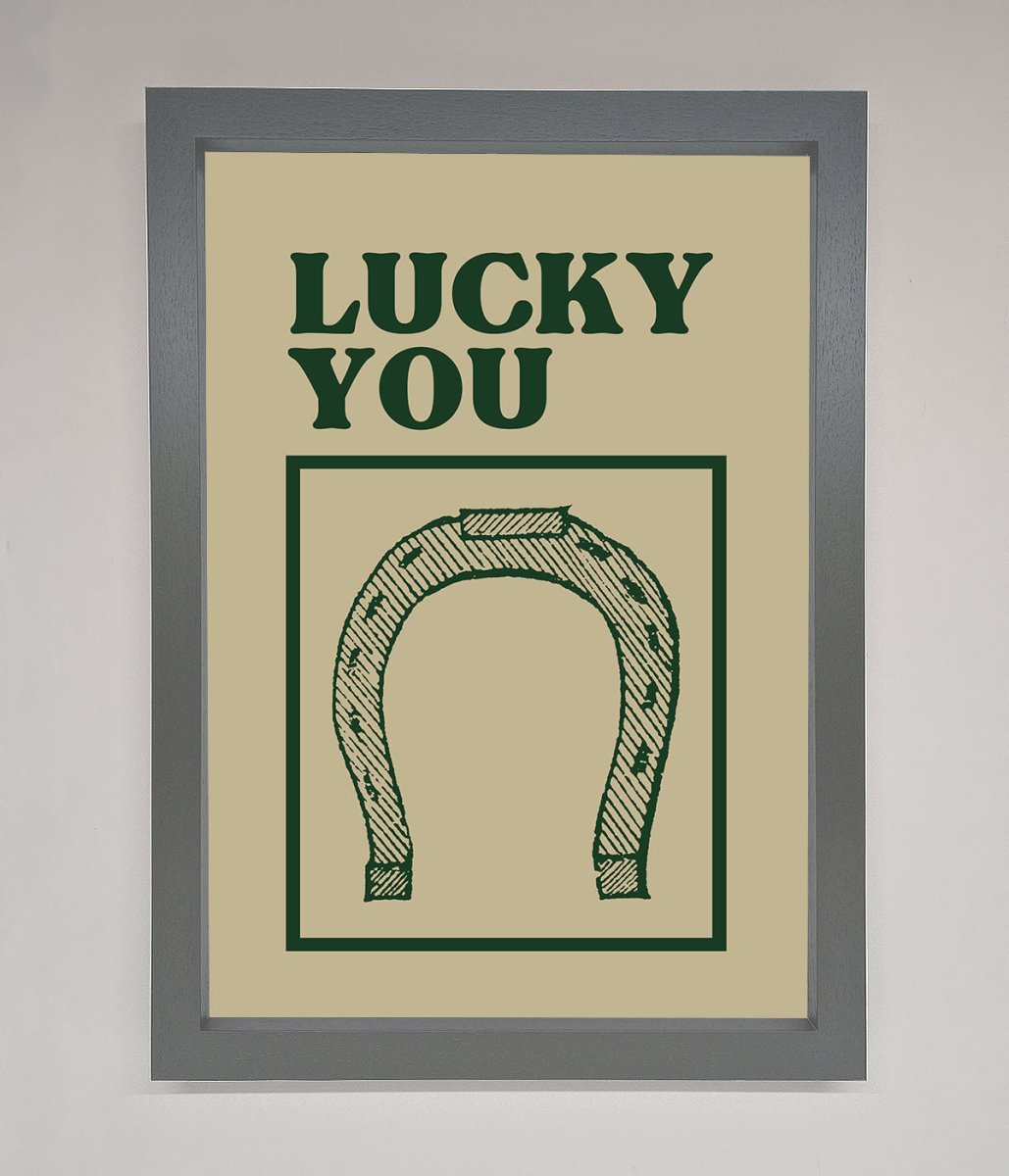 Lucky You Framed Wall Art