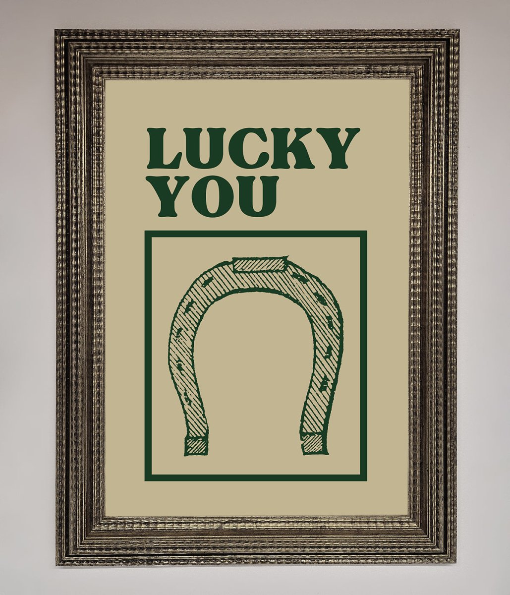 Lucky You Framed Wall Art