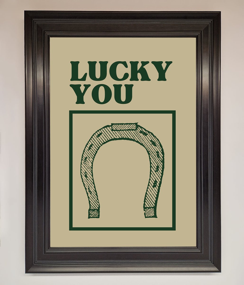 Lucky You Framed Wall Art