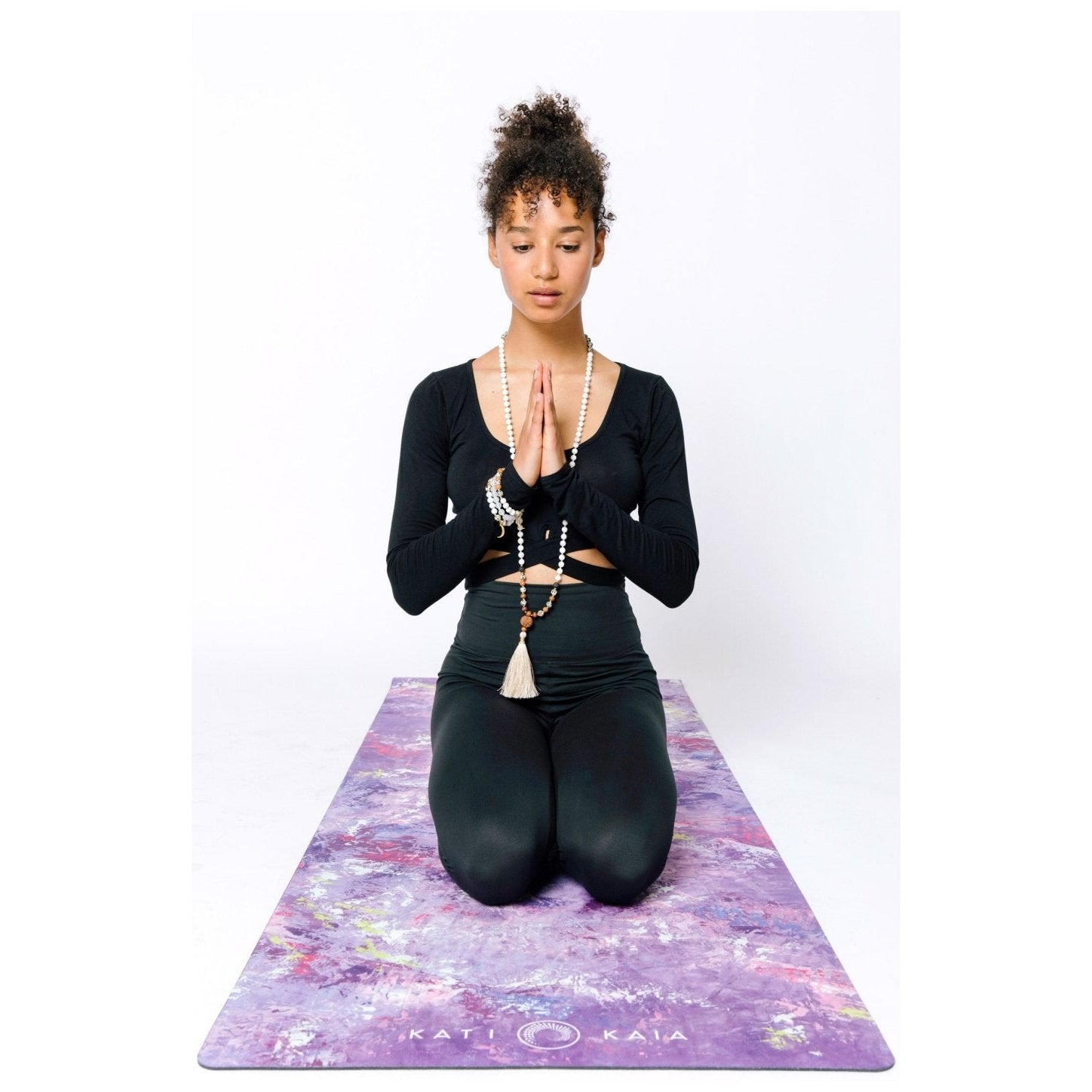 LUNA Mala Meditation Bead Set with Crystals and Sandalwood