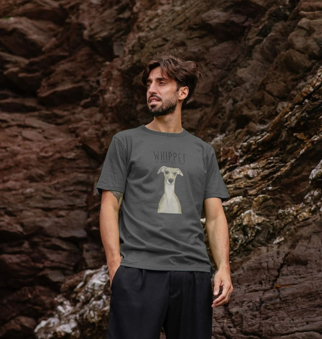 Organic Cotton Whippet Lover Tee Ethical and Soft