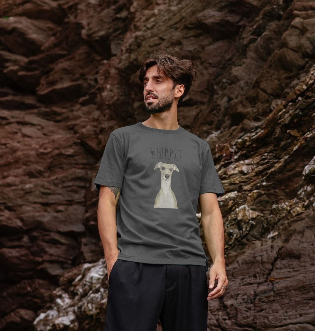 Organic Cotton Whippet Lover Tee Ethical and Soft